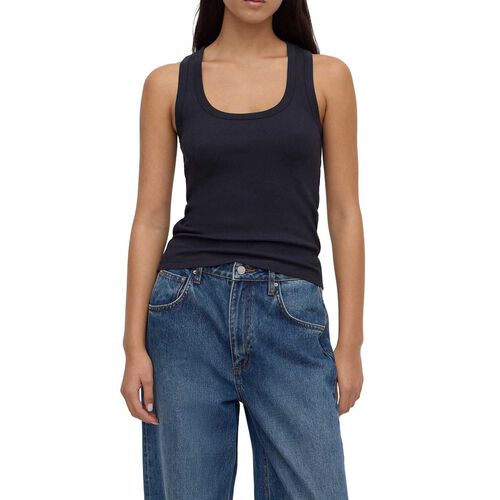 Assembly Label Robyn Scoop Neck Rib Tank True Navy